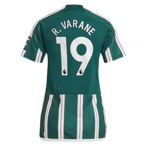 Dámy Fotbalový dres Manchester United Raphael Varane #19 2023-24 Venkovní Krátký Rukáv